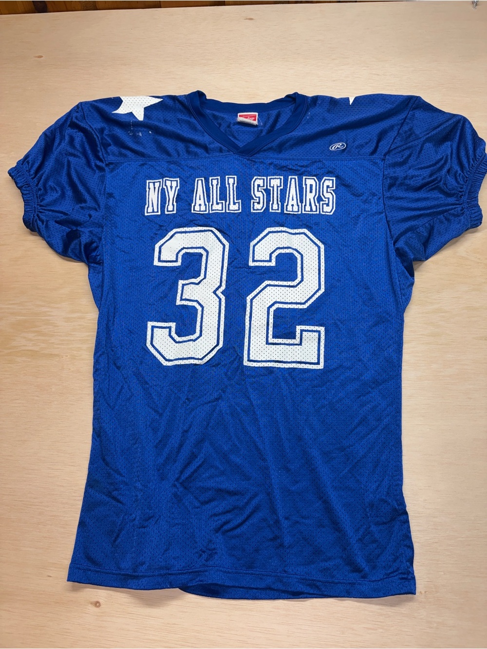 Rawlings NY All Stars #32 Football Jersey (Size Large)** VTG